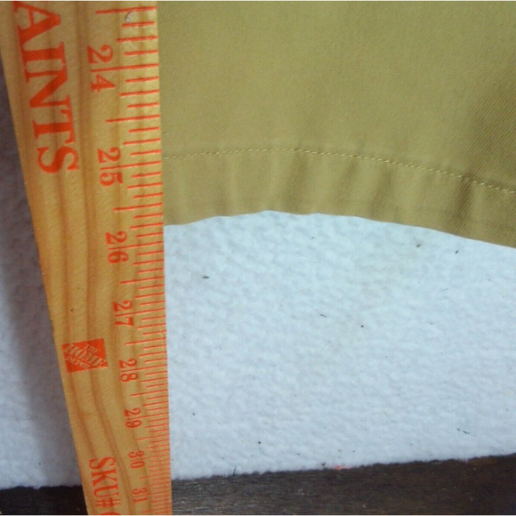 Eddie Bauer Mens‎ Size 35x30 Sport Flex Wrinkle Resistant 2way Chinos Zip-Pocket - Picture 8 of 13